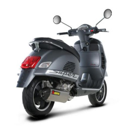 Terminale di scarico Akrapovic SPLIT-ON Titanio con Catalizzatore Omologato PIAGGIO VESPA GTV 250 (2006-2011) GTS 125 (2009-2011) GTS 250 (2005-2011) GTS 300 (2008-2011)