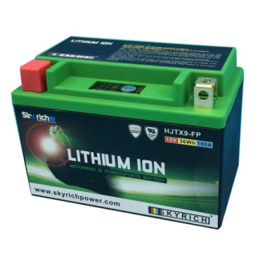 Batteria al LITIO 12 VOLT SKYRICH HJTX9-FP Corrisponde YTX9-BS / YTR9-BS  Spunto 180