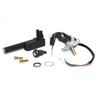 KIT SERRATURA 3 PZ. BLOCCASTERZO - SELLA - BAULETTO PER APRILIA 50 SCARABEO