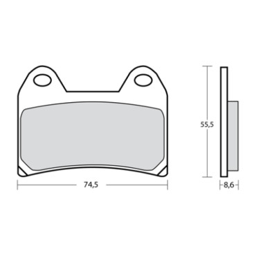 Pastiglie freno mescola Z04 per Pinza BREMBO P4 30/34 (DUE PERNI) per APRILIA RSV 1000 - DORSODURO 1200 - DUCATI SUPERSPORT 1000 - MPNSTER 1000 - HUSQVARNA 530 SM - KTM 640 SUPERMOTO - MV AGUSTA BRUTALE 800 / 900 Pastiglie freno mescola Z04 per Pinza BREMBO P4 30/34 (DUE PERNI) per APRILIA RSV 1000 - DORSODURO 1200 - DUCATI SUPERSPORT 1000 - MPNSTER 1000 - HUSQVARNA 530 SM - KTM 640 SUPERMOTO - MV AGUSTA BRUTALE 800 / 900