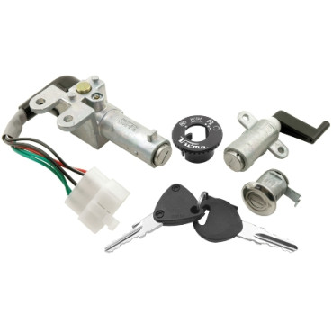 Kit serrature completo 1° equipaggiamento per KYMCO People 125 (99-00), People Euro2 125 (03), People 150 (99-00), People Euro2 150 (03)