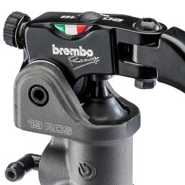 POMPA FRENO BREMBO  - POMPA RADIALE PR 15x18-20 - 15RCS - interasse leva variabile - per monodisco