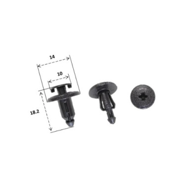 Rivetto in plastica HONDA