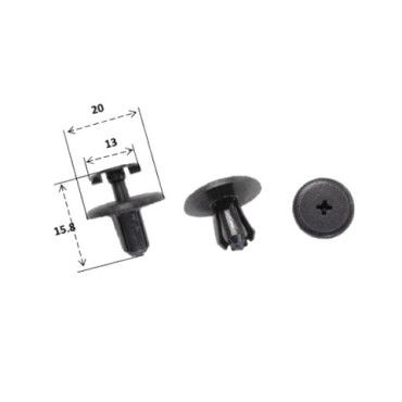Rivetto in plastica YAMAHA