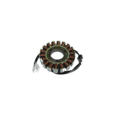 Statore 18 poli trifase - s/pick-up - 103x38x20 - STATORI HONDA/KAWASAKI/SUZUKI/YAMAHA - per KAWASAKI 550 GPZ (KZ550 D1-81) 550 GPZ (KZ550 H1/H2-82/83) 550 GPZ (ZX550 A1/A6-84/89) 550GT (Z 550 G1/G9-83/93) 550Z/KZ LTD SHAFT (KZ550 M1/F2-83/84)