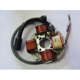 STATORE ELETTRONICO 4 POLI,  2 BOBINE C/PICK UP per PIAGGIO CICLOMOTORI 50 SI-SUPEBRAVO
