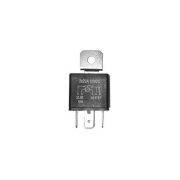 Relais Guilera 12V/40A (2x20A) - 5 faston medi - doppia uscita c/staffa per MOTO VARIE FANALI ANTERIORI E POSTERIORI