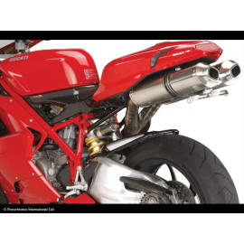 Parafango Posteriore  Colore NERO - RETINA ORO per DUCATI 1098/848/1198 (09-13)