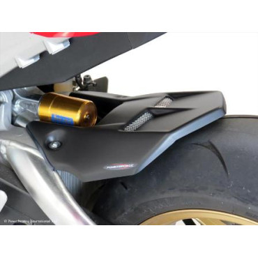 Parafango Posteriore in ABS Nero Opaco con griglia Argento - Corto - No Copricatena - per HONDA CBR 1000 RR / SP / SP2 (2017>)
