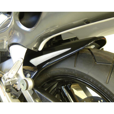 Parafango Posteriore in ABS Colore Nero Naturale Senza Paracatena per SUZUKI GSX-R 1300 HAYABUSA (1999/2007)