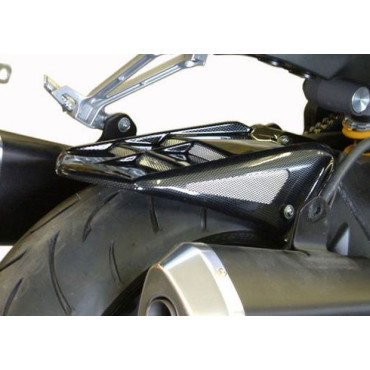 Parafango Posteriore in ABS Colore Nero Naturale Senza Paracatena per SUZUKI GSX-R 1000 (2005/2008)