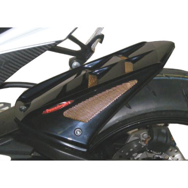 Parafango Posteriore in ABS Colore Nero Naturale Senza Paracatena per SUZUKI GSX-R 1000 (2009/2011)