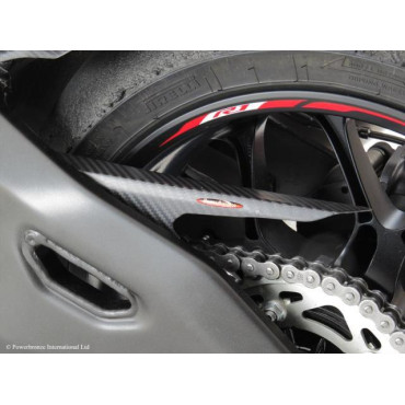 COPRICATENA IN CARBONIO LUCIDO per YAMAHA YZF 1000 R1 / R1 M (2015>) - MT-10 SP (2017>)