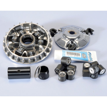 VARIATORE POLINI MAXI HI SPEED 6 RULLI PER YAMAHA X-MAX 125 - MBK CITYLINER - rulli 19x17 da 5,5 gr., 8,7 gr. e 10,0 gr -