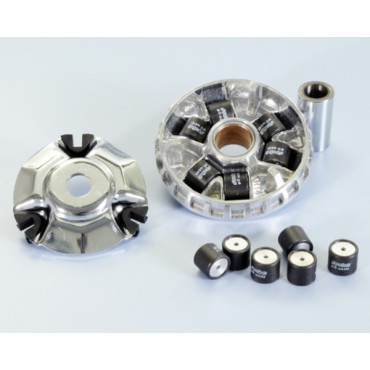 VARIATORE POLINI MAXI HI SPEED 6 RULLI PER YAMAHA 125/150 XENTER-MAJESTY S 125 - rulli 19x17 da 10,7 gr. e 11,5 gr. -