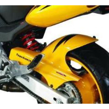 Parafango Posteriore in ABS Colore Nero Naturale con Paracatena per HONDA CB 600 HORNET / S (1998/2002)
