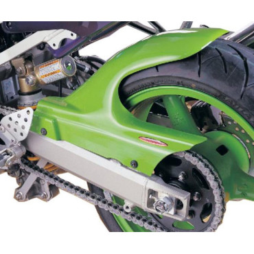 Parafango Posteriore in ABS Colore Nero Naturale con Paracatena per KAWASAKI ZX-6R 600 / 636 (2000/2002)