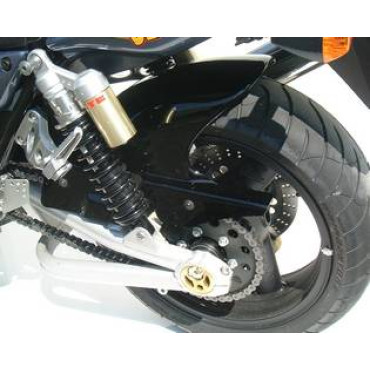 Parafango Posteriore in ABS Colore Nero Naturale con Paracatena per KAWASAKI ZRX 1100 (1996/2000)