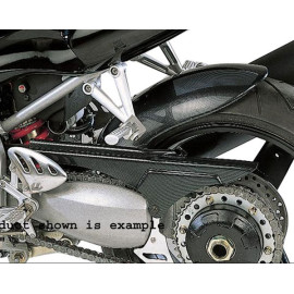 Parafango Posteriore in ABS Colore Carbon Look con Paracatena per TRIUMPH TT600 00+/SPRINT RS (DOUBLE SIDE SWINGARM)