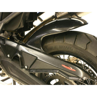 Parafango Posteriore in ABS Colore Carbon Look con Paracatena per TRIUMPH TIGER 800 / XC (2011>)