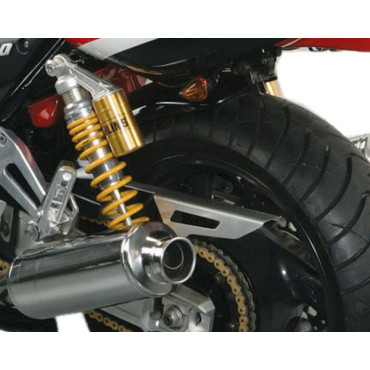 Parafango Posteriore in ABS Colore Nero Naturale con Paracatena per YAMAHA XJR 1200 (1995/1998) - XJR 1300 (1999/2006)