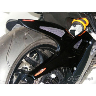 Parafango Posteriore in ABS Colore Nero Naturale con Paracatena per BMW F 800 R (2009/2010)