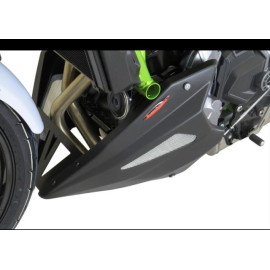 Puntale Motore in ABS POWERBRONZE Nero con Griglia Argento per KAWASAKI Z 650 (2017-2022)