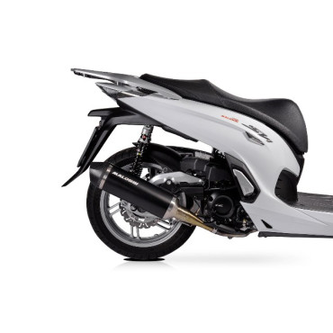 Terminale di scarico MALOSSI RX BLACK per HONDA SH I 350 ie 4T LC euro 5 (2021>)