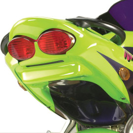 Pannello sottosella POWERBRONZE in ABS Colore Nero Lucido - KAWASAKI ZX-6R 600 NINJA (1995/1997)