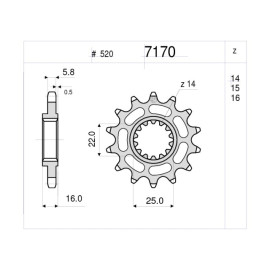 Kit GP Racing DID Passo 520, Pignone 15, Corona 42 Denti, CATENA DID 520 ERV3 G&G 104 MAGLIE per DUCATI STREETFIGHTER 848 (2012) - HYPERMOTARD 1100 (2007-2009) - MULTISTRADA 1100 - S (2007-2009) - HYPERMOTARD 1100S (2007-2009)