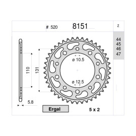 Kit Trasmissione DID Pignone da 16 denti Corona da 45 denti Catena 525 ZVMX MAGLIE 120 per BMW S 1000 R (2014)