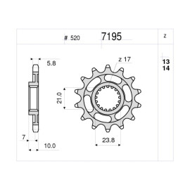 KIT TRASMISSIONE DID - Kit Professional per SUZUKI 450 RM-Z 450 L3 - L4 - L5 (2013-2015)