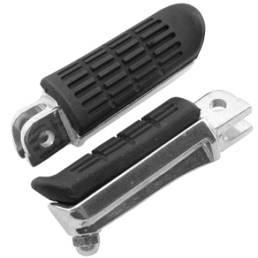Pedane Anteriori destro e sinistro  tipo originale con perno e molla per il montaggio per HONDA CB 400F 400, HORNET 600, CBR RR 600, CB SF 750, CBR 929, CB 1000, CBR RR 1000, CB 1300