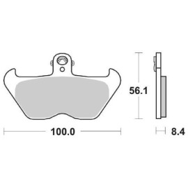 PASTIGLIE FRENO ANTERIORE SBS (SINTERIZZATA) - BMW R 850 - R 850 GS - R GS ADVENTURE 1150
