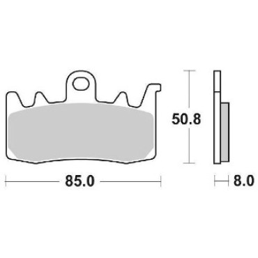 PASTIGLIE FRENO ANTERIORE SBS 900 HS (SINTERIZZATA) per APRILIA RSV TUONO 1000 - 1200 / BMW 800 R - 1000XR - 1200 GS - RNINET / DUCATI 800 MONSTER - HYPERMOTARD - HYPERSTRADA - SCRAMBLER - 821 MONSTER - PANIGALE - 939 HYPERMOTARD - HYPERSTRADA - SS