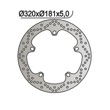 DISCO FRENO ANTERIORE DESTRO - SINISTRO NG 1046 per BMW K GT 1200 - K R Sport 1200 - K GT 1300 - K S 1300 DISCO FRENO ANTERIORE DESTRO - SINISTRO NG 1046 per BMW K GT 1200 - K R Sport 1200 - K GT 1300 - K S 1300