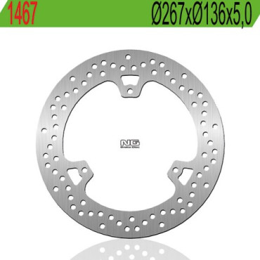 DISCO FRENO POSTERIORE NG 1467 Ø 267xØ136x5.0 per YAMAHA X-MAX 400 (2013-2020) DISCO FRENO POSTERIORE NG 1467 Ø 267xØ136x5.0 per YAMAHA X-MAX 400 (2013-2020)