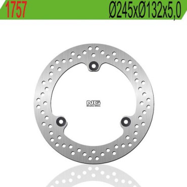 DISCO FRENO POSTERIORE NG 1757 Ø 245xØ132x5.0 per YAMAHA X-MAX 125 (2018-2020>) DISCO FRENO POSTERIORE NG 1757 Ø 245xØ132x5.0 per YAMAHA X-MAX 125 (2018-2020>)