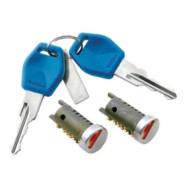 Kit serrature completo per GILERA Stalker 50 (97-11), Stalker Naked 50 (08-), Stalker Special Edition 50 (07-08), Storm Euro2 50 (07-) - PIAGGIO Free Delivery 50 (00-01), Free FL 50 (95-02), NRG Extreme 50 (99-00), NRG MC3 50 (01-04)