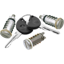 Kit serrature completo 1° equipaggiamento per PIAGGIO Hexagon GTX 125 (00), Hexagon LX 125 (98-99), Hexagon LX4 125 (98-99), Super Hexagon GTX 12´´ 125 (01-02), Hexagon LXT/GTX 180 (98-00), Super Hexagon GTX 12´´ 180 (01-02), Hexagon GT/GTX 250 (98-00)