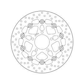 Disco Freno Brembo Serie Oro Anteriore Flottante per Suzuki GSX F 650 (2005-2006), GSX 600 F / GSX 750 F (2004-2006) - SV 650 (2003-2010) - misura 290x69mm -