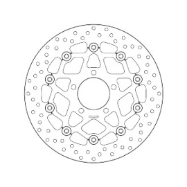 Disco Freno Brembo Serie Oro Anteriore Flottante Suzuki GSX-R 600 / 750 - Misure 300x69