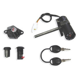 Kit serrature completo 1° equipaggiamento per APRILIA Atlantic 125 (03-11), Atlantic 200 (03-05), Atlantic 250 (03-07), Atlantic 300 (10-), Atlantic Sprint 400 (05-08), Atlantic Sprint 500 (05-08)