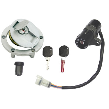 Kit serrature completo 1° equipaggiamento per KTM Duke 690 (05-), Super Duke 990 (05-), Super Duke R 990 (05-)