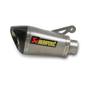 Terminale di scarico Akrapovic SPLIT-ON Esagonale Titanio Corto Omologato BMW   S 1000 R (2014-2015)