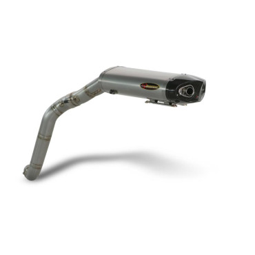 Terminale di scarico Akrapovic SPLIT-ON Esagonale Titanio Omologato BMW R 1200 S (2006/2010) fino esaurimento scorte