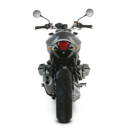 Terminale di scarico Akrapovic SPLIT-ON Ovale Titanio Omologato BMW R 1200 R (2005/2010)
