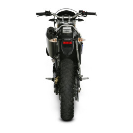 Terminale di scarico Akrapovic SPLIT-ON Esagonale full Titanio con DB-Killer Omologato BMW G 650 X (2007/2009)