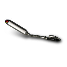 Scarico Completo Akrapovic EVOLUTION con Terminale Esagonale full Titanio e DB-Killer NON Omologato HONDA CRF 450 R (2008)