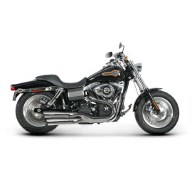 Coppia Terminali di Scarico Akrapovic SPLIT-ON S-HDDYSO1-HC Omologati Cromati per HARLEY DAVIDSON DYNA